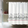 thumbnail image 4 of Ocean Sea Theme Shower Waterproof Shower Curtain Bathroom Decor, 4 of 9