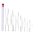 thumbnail image 3 of AMLESO 19 Pieces Big Eye Beading Needles Threading Needles for Beading Middle Open Wire, 3 of 8