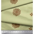 thumbnail image 3 of Soimoi Poly Georgette Fabric Flower Artistic Printed Fabric 1 Yard 52 Inch Wide, 3 of 3