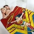 thumbnail image 5 of Wonder Woman Blanket, Super Soft Cozy Flannel Throw Blanket Bedding Gifts for Kids Adults, Warm Fleece Blankets for Sofa Couch Chair Bed Living Room 40"x30", 5 of 8