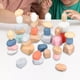 thumbnail image 5 of 1 Paquete de Piedras Coloridas de Juguete para Desarrollar de Capacidad de Pensamiento Lógico de Niños 36 piezas Salvador piedras apilables, 5 of 10