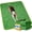 Leaves - Green, variant on Washable Pee Pads for Dogs, Reusable Puppy Pads for Dog Playpen 2PC | Thick Super Absorbent, Leak-Proof & Non-Slip, Waterproof Dog Pads for Puppy Playpen, Crate, Whelping Box, Potty Training Grey