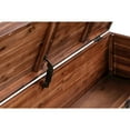 thumbnail image 2 of Belmont Home Emilia 17.75" Acacia Wood and Metal Storage Cube Trunk in Brown, 2 of 10