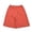 Orange, variant on Umfun Women's Solid Cotton Bermuda Shorts Elastic Waist Wide Leg Breathable Knee Length Casual Shorts