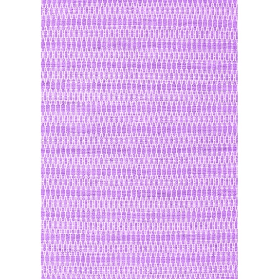 Ahgly Company Indoor Rectangle Abstract Purple Contemporary Area Rugs, 8' x 10'