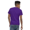thumbnail image 2 of CROWN DOUBLE BLUE Men's classic tee (Purple, XL), 2 of 6