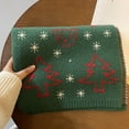 thumbnail image 4 of ufehgfjh Holiday Gift Finder Christmas Scarf Women's Printed Scarf Holiday Gift Long Unisex Scarf Winter Warm Imitation Wool Neck Scarf Shawl 67x12in, 4 of 5