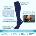 thumbnail image 5 of 8 Pairs Copper Compression Socks for Women & Men Circulation 15-25 mmhg - Better Blood Flow, Swelling, Best Support for Medical, Running, Nursing, 5 of 6