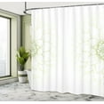 thumbnail image 4 of Ambesonne Dahlia Flower Shower Curtain, Sunflower Like Petals, 69"Wx75"L, Avocado Green, 4 of 4