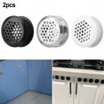 thumbnail image 3 of 2x Grille d'Aération Ronde en Acier Inoxydable pour Armoire, Bouchons de Ventilation en Métal, 3 of 5