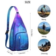 thumbnail image 4 of Intergalactic Traveler Chest Bag - Spaceship & Constellation Design, 4 of 4