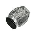 thumbnail image 1 of Auto Escape Flexible Tubería Tubo Escape Junta Plateado Tono 2.5"x4", 1 of 6