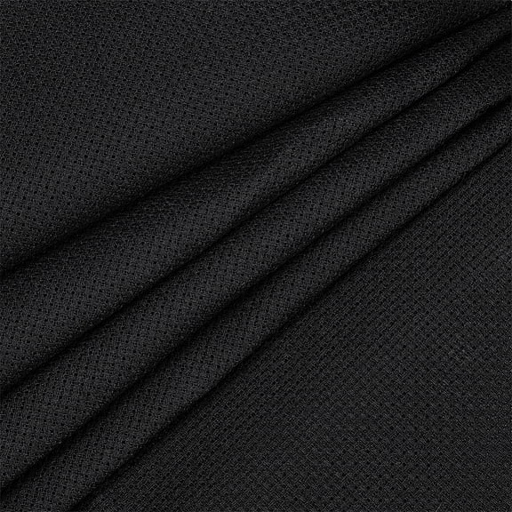 Cotton Solid Colored Cross Stitch Fabric 14CT Aida Cloth Black 1590x1000x0.7mm