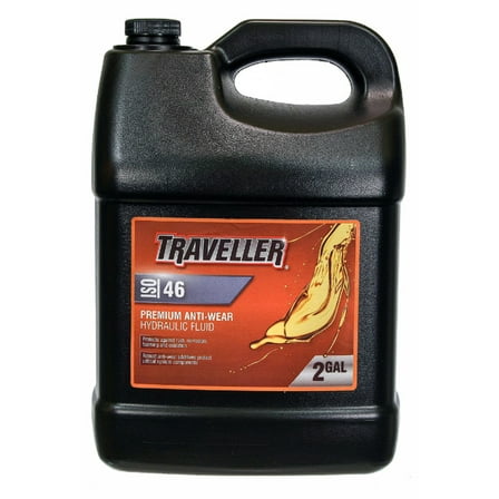Traveller T806317 Premium Hydraulic Oil ISO 46, 2 gal.