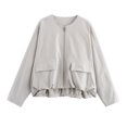 thumbnail image 1 of Chaqueta Bomber de moda europea para mujer, ropa de calle, abrigo de vuelo, rompevientos de ocio al aire libre, primavera y otoño, 1 of 5