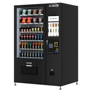 Refrigerated Snack and Drink Vending Machine with 60 Slots and 22 Inch Touch Screen with CC Reader and Coin/Bill Acceptor in Black (KM-VMRT-50-BCR)