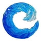 thumbnail image 3 of Escultura de ola oceánica, adornos de ola azul, arte oceánico para decoración de escritorio, 3 of 8