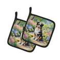 thumbnail image 3 of Coton de Tulear Spring Path Pair of Pot Holders 7.5 in x 7.5 in, 3 of 67