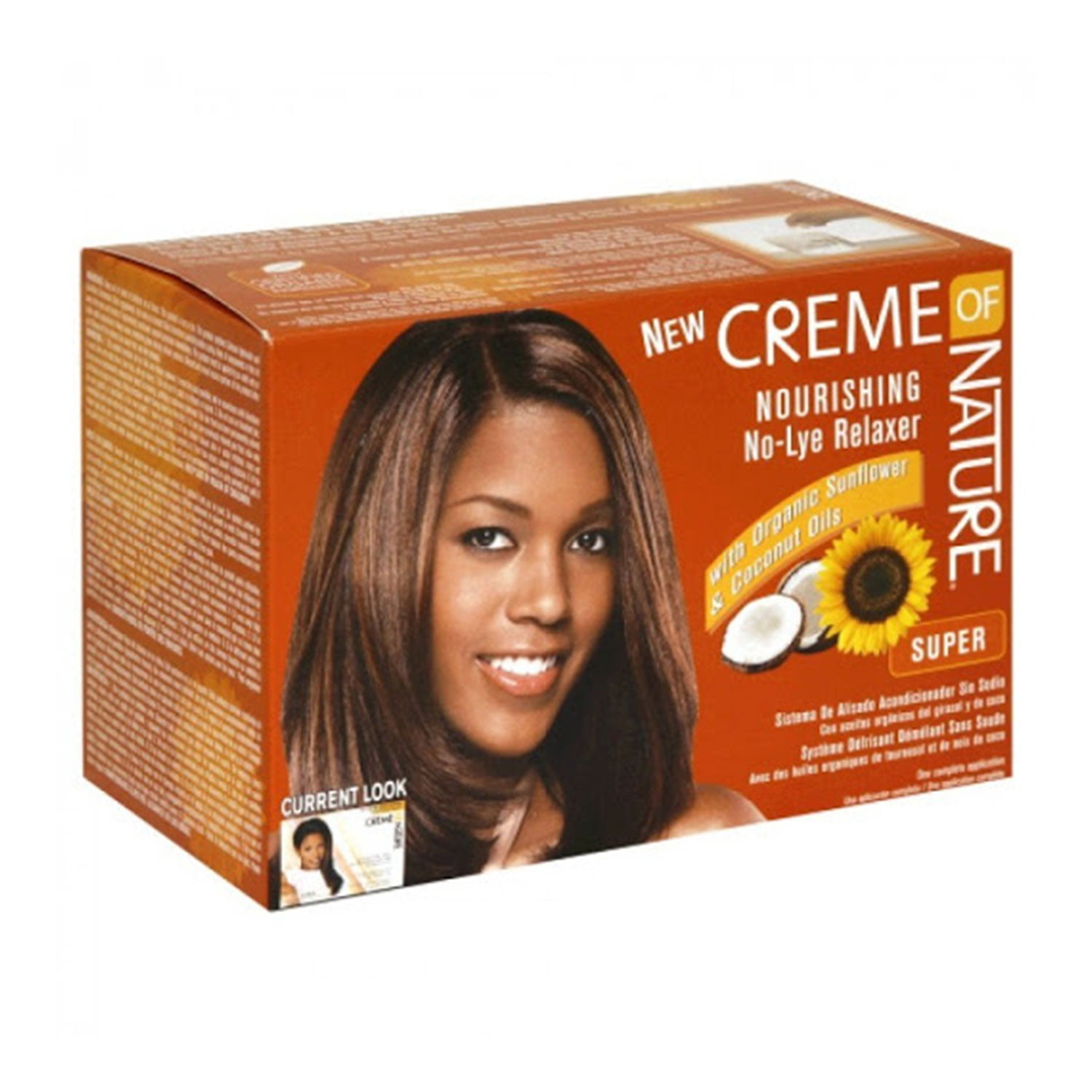 Creme Of Nature With Argan Oil No Lye Relaxer Super Hair Color 