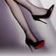 thumbnail image 2 of Tacones altos sexis de cama negra para mujer, zapatos de tacón de aguja con punta en pico y parte inferior brillante roja, zapatos para fiesta de graduación y club nocturno para mujer 43, 2 of 5