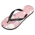 thumbnail image 2 of Unisex Comfort Flip Flops Summer Thong Sandals Non Slip Soles Flip Flop for Beach, Pool, and Daily Wear Easter Bunnies and Flowers XL, 2 of 8