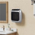 thumbnail image 6 of Mini Electric Heater Warmer Low Noise Wall Mounted Room Heater Portable Heater Fan For Home Office Dorm Room ,Heating Fast, 6 of 6