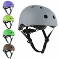 thumbnail image 4 of Casque Ajustable pour la Conduite en Extérieur, Casque de Planche à Roulettes à Roulettes pour Adultes et Jeunes, Casque de Raquettes à Fleurs de Prunier, Casque de Rafting-KEEW, 4 of 4