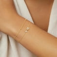 thumbnail image 2 of Initial Heart Gold Bracelets for Women Trendy,Dainty 14K Gold Plated Zircon Letter Charm Bracelet Cute Simple Stack Beaded Chain Bracelets Jewelry for Women Gift, 2 of 7