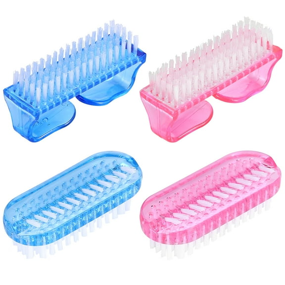 Codream Handle Grip Nail Brush, Fingernail Scrub Cleaning Brushes for Toes and Nails Cleaner, Pedicure Brushes for Men and Women 4 Pack