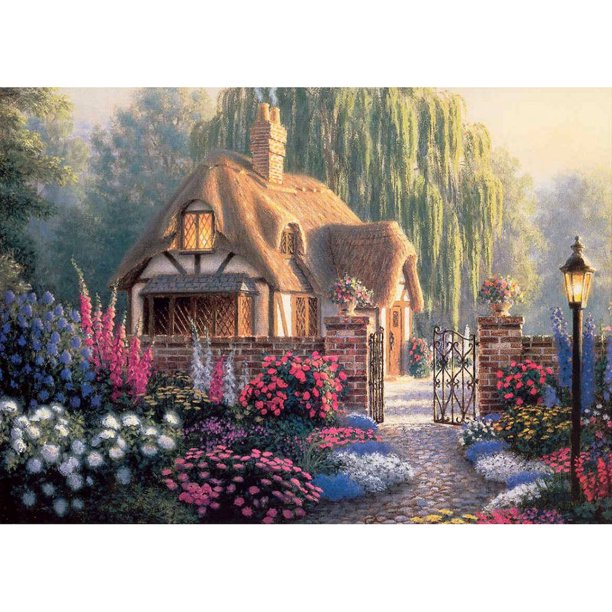 Taladro Diamante Pintura (DE0571) 5D DIY Casa completa Bordado Mosaicos Kits (WLL839) 30x40cm FLhrweasw Nuevo