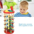thumbnail image 2 of Wooden Ball Drop Toy,Kids Pounding Bench Hammer Pound Roll Ramp Toys Children's Wooden Knocking Ball Ladder Rotating Ball Table Educational Toy Gift for 3 4 5 Years Old Babies and, 2 of 9