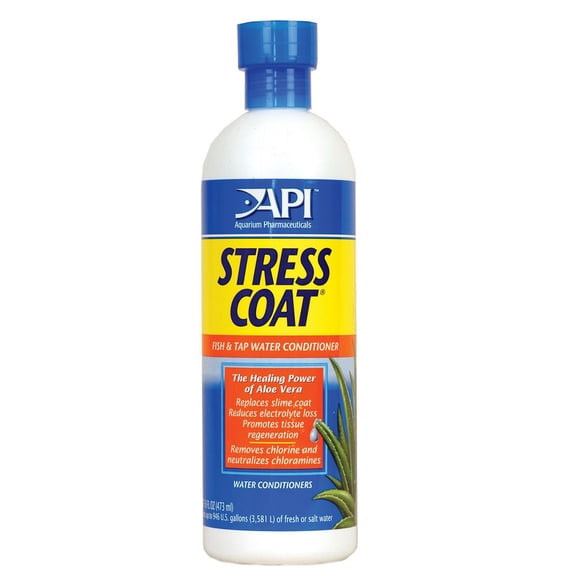 Api Stress Coat Water Conditioner,  4-Oz Bottle; 1 Oz. Treats Up To 64 Gallons