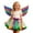 Green, variant on Likimi Toddler Girls Tutu Skirt Mardi Gras Color Block Elastic Waist Carnival Comfortable Skirt With Wings Black Size 6-8 Years