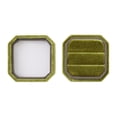 thumbnail image 3 of REGALWOVEN Velvet Ring Box for Wedding, Ceremony, Double Jewelry Ring Box Storage Ring Holder Box Green, 3 of 7