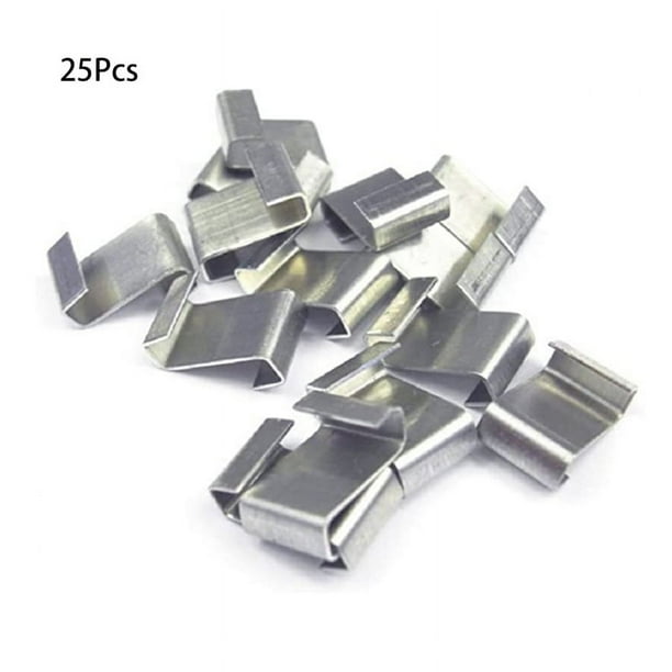 ECENCE 50x clips en acier inoxydable zingué pour serre et résiste aux