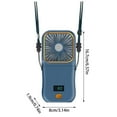 thumbnail image 2 of Boreal Craft Portable Mini Handheld Fan Lightweight Quiet Device USB Rechargeable Battery Fan Summer For Travel Outdoor Activities Small Bedroom Fans with Clip Standing Fans for Home Made with Metal, 2 of 5