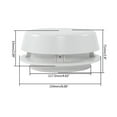 thumbnail image 3 of BUYISI Upgraded Exhaust Outlet Vent Rv Vent Rainproof Mushroom Head Shape Vent with Net, 3 of 6