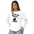 thumbnail image 3 of Hang In There Sloth Encouragement Plus Size Long Sleeve Graphic Tee Shirt Brisco Brands 2X, 3 of 5