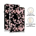 thumbnail image 3 of for Lenovo Tab M11 11" 2024 Wallet Case, Flower Pattern PU Leather Card Slots Pencil Slot Elastic Strap Adjustable Angles Kickstand Durable Folio Flip Case Cover, Plum Blossom, 3 of 7