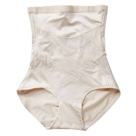 1Pc Women Butt Lifter Panties Body Shaper Shapewear High Waist Tummy Control Panty Waist Trainer Bodysuit for Women (Apricot Size XL)