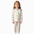 thumbnail image 3 of TOWED22 Toddler Pajamas Boys Girls Pyjamas 2pcs Long Sleeves Pjs Sets for Kids Fall Winter Sleepwears 3 6 9 12 18 24 Months 2 3 4 5 6 7 8 9 Years(Blue,12-18 M), 3 of 7
