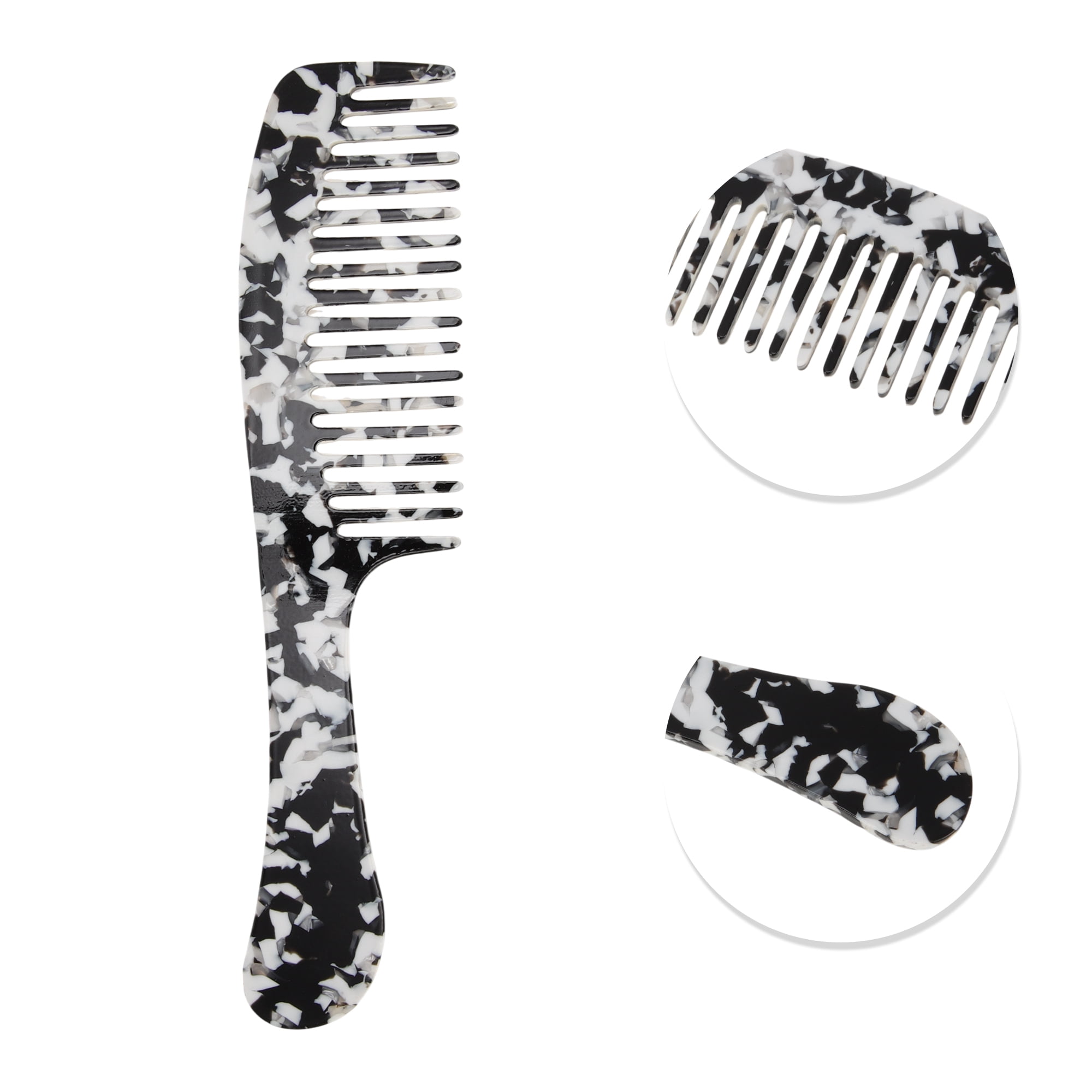 Unique Bargains 1 Piece Durable Retro Long Handle Hair Comb for All Hair Types