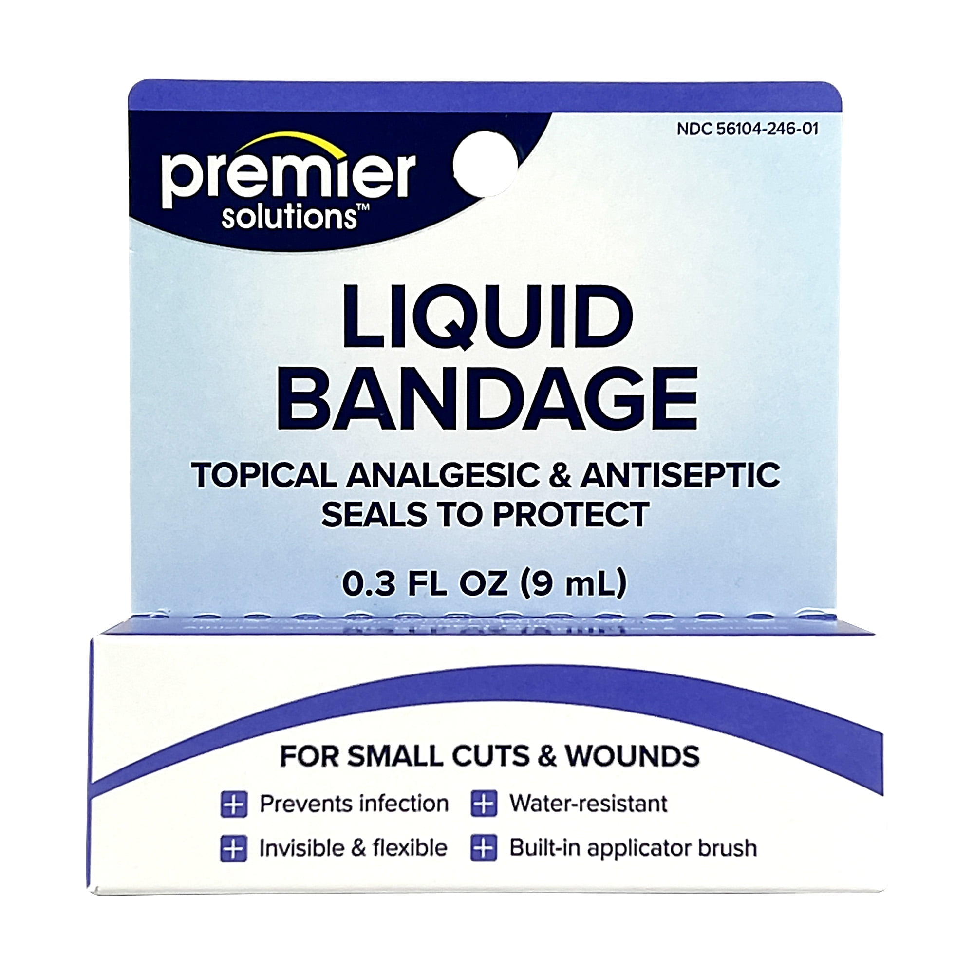 Comfort Zone Liquid Bandage, Topical Analgesic and Antiseptic, Protective  Skin Barrier for Small Cuts and Wounds, 1 Ounce (1 Pack)
