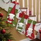 thumbnail image 4 of 3 tipos de medias navideñas suecas para familia, niños, decoraciones para árboles de Navidad (paquete de 3, rojo, verde, gris), 4 of 5