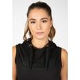 thumbnail image 5 of Selma Sleeveless Hoodie - Black, 5 of 8