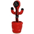 thumbnail image 1 of SHAR Electric Stuffed Toy Innovative Cute Dancing Singing Recording Luminous Toy Holiday Birthdays GiftTriangular Face, 1 of 20