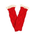 thumbnail image 3 of Arm Sleeves For Female Handmade Crochet Fingerless Lace Gloves Winter Mittens Girls Arm Sleeves Hand Warmer Women Gloves Mittens for Women Cold Weather Heated Women Mittens Gloves Mitten Gloves, 3 of 3