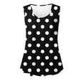 thumbnail image 3 of SHTXOZHI Casual Tops for Women Sleeveless Tank Tops Summer Beach Blouses Print Loose Shirts, 3 of 6