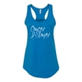 thumbnail image 2 of Slayer Awareness Ladies Racerback Tank Top, Turquoise, Small, 2 of 3