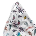 thumbnail image 5 of Leaves Lounger Chair Bag, Various Colorful Doodle Style Tropic Plantation Scattered on a Plain Background, High Capacity Storage with Handle Container, Lounger Size, Multicolor, by Ambesonne, 5 of 5